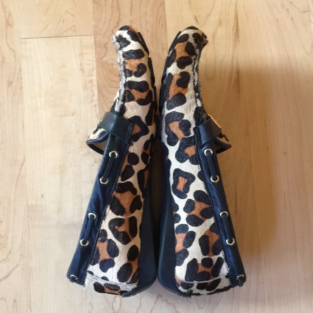 Vaneli leopard print calf hair loafers - Picture 8 of 12